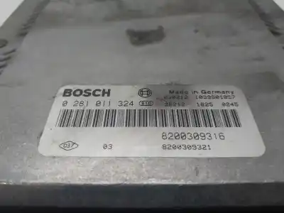 Автозапчасти б/у блок управления двигателем за renault scenic (ja..) 1.9 dci authentique ссылки oem iam 8200309316  
