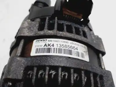 Second-hand car spare part alternator for opel corsa e selective oem iam references 13585664  
