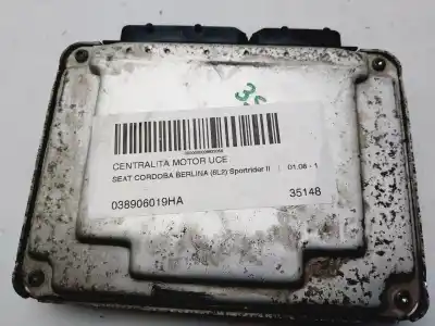 Автозапчастина б/у ебу контролер двигуна для seat cordoba (6l2) 1.9 tdi посилання на oem iam 038906019ha  