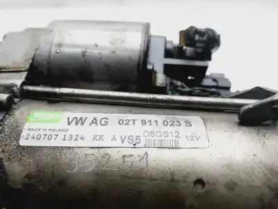 Peça sobressalente para automóvel em segunda mão motor de arranque por skoda fabia ii combi (545) 1.2 referências oem iam 02t911023s  