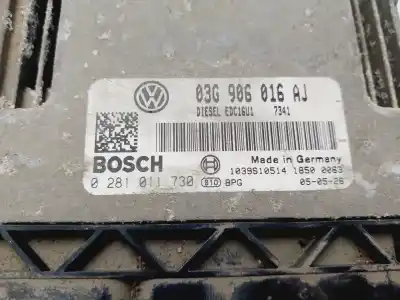 Peça sobressalente para automóvel em segunda mão centralina de motor uce por seat leon (1p1) 2.0 tdi 16v referências oem iam 03g906016aj