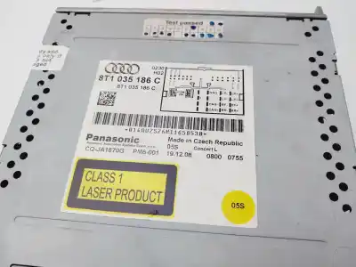 Pezzo di ricambio per auto di seconda mano impianto audio / radio cd per audi a5 coupe (8t) 2.0 tdi quattro riferimenti oem iam 8t1035186c  