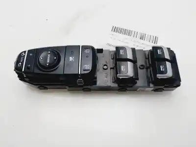 Peça sobressalente para automóvel em segunda mão botão / interruptor elevador vidro dianteiro esquerdo por kia optima (jf) 1.7 crdi referências oem iam 299158167  