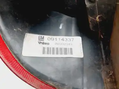 Автозапчастина б/у правий ліхтар для opel corsa c furgoneta/hatchback (x01) 1.2 16v (f08, w5l) посилання на oem iam 09114337  