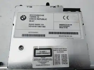 Peça sobressalente para automóvel em segunda mão sistema de áudio / rádio cd por bmw x3 (e83) 2.0d referências oem iam 65129173686