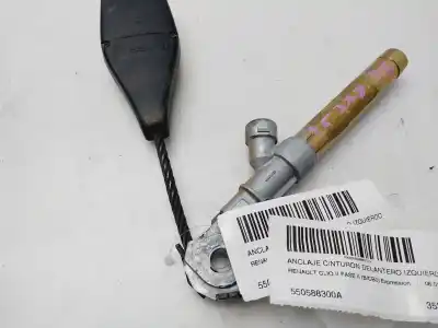 Second-hand car spare part left front seat belt buckle for renault clio ii fase ii (b/cb0) expression oem iam references 550588300a  