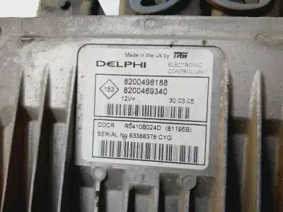 Peça sobressalente para automóvel em segunda mão CENTRALINA DE MOTOR UCE por RENAULT MEGANE II CLASSIC BERLINA  Referências OEM IAM 8200498188  
