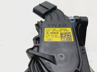 Автозапчастина б/у педальний потенціометр для skoda rapid ambition посилання на oem iam 6r1721503h   Автозапчастина б/у педальний потенціометр для skoda rapid ambition посилання на oem iam 6r1721503h