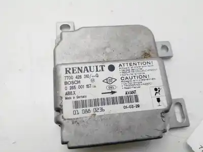 Second-hand car spare part airbag control unit for renault clio ii fase i (b/cbo) 1.2 16v alize 75 cv / 55 kw oem iam references 7700428310