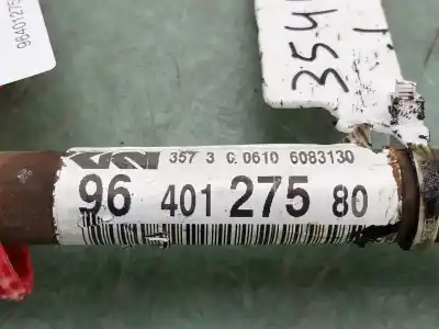 Автозапчастина б/у передня ліва трансмісія для citroen c3 (f desde 11/2001) 1.1 8v посилання на oem iam 9640127580  