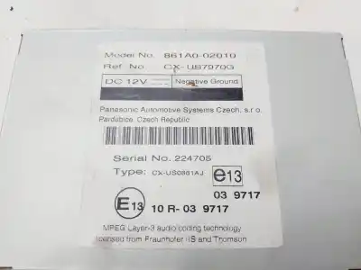 Second-hand car spare part electronic module for toyota auris active oem iam references 861a002010  