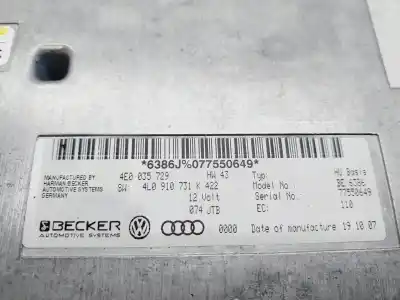 Автозапчасти б/у электронный модуль за audi q7 (4l) 4.2 v8 32v tdi biturbo 326 cv / 240 kw ссылки oem iam 4e0035729  