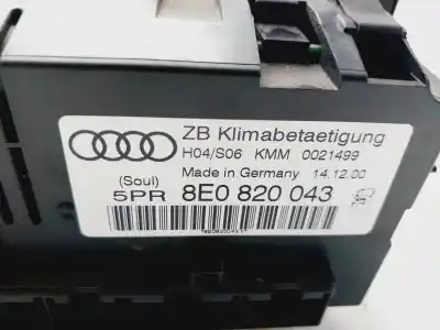 Автозапчасти б/у климат-контроль за audi a4 b6 (8e2) 2.0 ссылки oem iam 8e0820043  