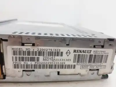 Peça sobressalente para automóvel em segunda mão sistema de áudio / rádio cd por renault laguna ii (bg0) expression referências oem iam 8200002607  