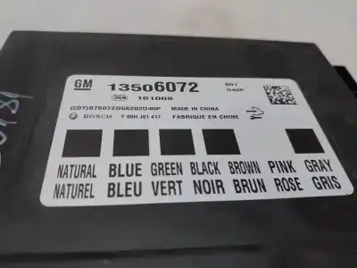 Pezzo di ricambio per auto di seconda mano modulo elettronico per opel corsa e selective riferimenti oem iam 13506072  