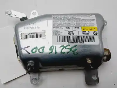 Peça sobressalente para automóvel em segunda mão airbag frontal lado direito por bmw serie 5 touring (e61) 535d 286 cv / 210 kw referências oem iam 6963022