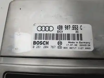 Pièce détachée automobile d'occasion calculateur moteur ecu pour audi a6 berlina (4b2) aga références oem iam 4b0907552c  