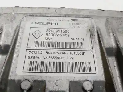 Peça sobressalente para automóvel em segunda mão centralina de motor uce por renault clio iii emotion referências oem iam 8200911560