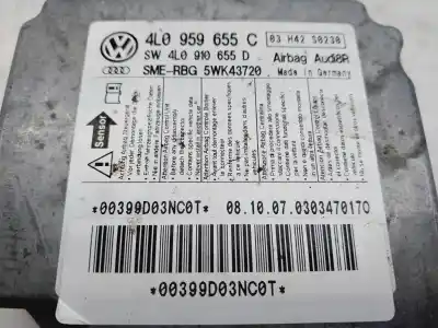 Автозапчасти б/у блок управления подушками безопасности за audi q7 (4l) 4.2 v8 32v tdi biturbo 326 cv / 240 kw ссылки oem iam 4l0959655c