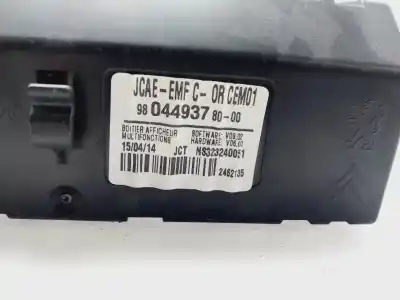 Peça sobressalente para automóvel em segunda mão display gps / multimídia por citroen c4 lim. tonic referências oem iam 9804493780