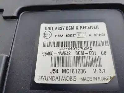 Tweedehands auto-onderdeel elektronische module voor kia rio emotion 75 cv / 55 kw oem iam-referenties 954001w542