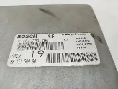Second-hand car spare part ecu engine control for citroen ax (za-_) 10 oem iam references 9617150080  