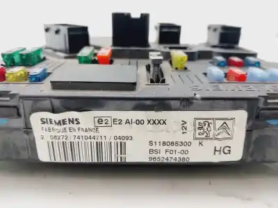 Second-hand car spare part bsi control unit for citroen c2 x oem iam references 9652474380  