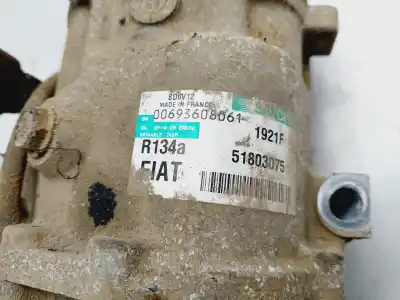Piesă de schimb auto la mâna a doua COMPRESOR DE AER CONDIȚIONAT pentru FIAT GRANDE PUNTO VAN (299)  Referințe OEM IAM 51803075  