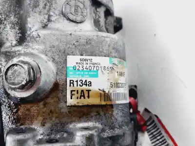 Piesă de schimb auto la mâna a doua COMPRESOR DE AER CONDIȚIONAT pentru FIAT GRANDE PUNTO (199)  Referințe OEM IAM 51803075  