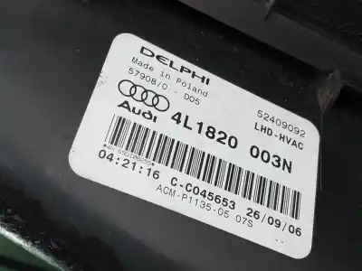 Автозапчастина б/у повне нормальне опалення для audi q7 (4l) 4.2 v8 32v tdi biturbo 326 cv / 240 kw посилання на oem iam 4l1820003n  
