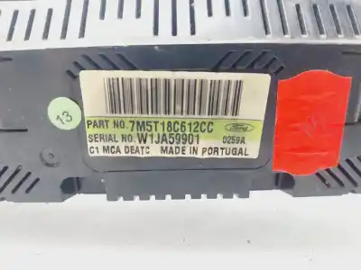 Peça sobressalente para automóvel em segunda mão comando de sofagem (chauffage / ar condicionado) por ford focus lim. (cb4) trend referências oem iam 7m5t18c612cc  