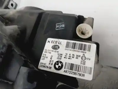 Second-hand car spare part right headlight for bmw 1 (f20) 116 d oem iam references a8722967808