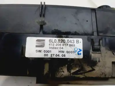 Second-hand car spare part climate control for seat ibiza (6l1) bky oem iam references 6l0820043b  