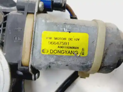 Second-hand car spare part rear left window regulator for chevrolet epica lt oem iam references 96647591