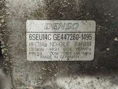 Second-hand car spare part air conditioning compressor for toyota auris (e18) toyota auris oem iam references 883101a660  