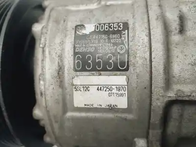 Pezzo di ricambio per auto di seconda mano COMPRESSORE ARIA CONDIZIONATA per OPEL CORSA E  Riferimenti OEM IAM 39006353  