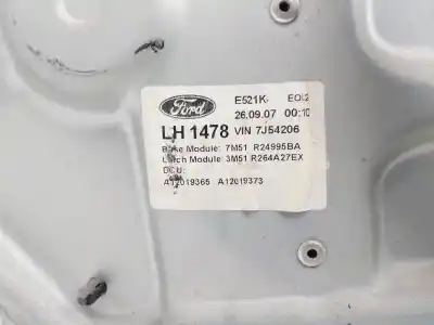 Автозапчасти б/у регулятор стекла заднего левого за ford c-max (cb3) trend ссылки oem iam 7m51r045h23b