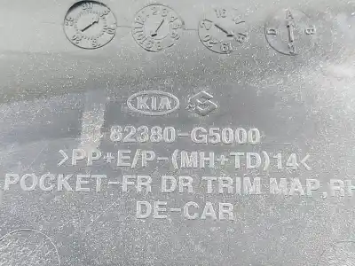 Автозапчасти б/у обивка передней правой двери за kia niro drive plug-in hybrid ссылки oem iam 82380g5000  