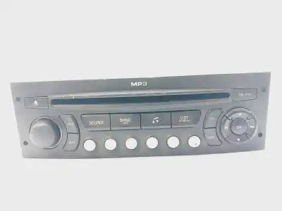 Second-hand car spare part audio system / radio cd for citroen c4 picasso i monospace (ud_) 1.6 hdi oem iam references 96646223xt  