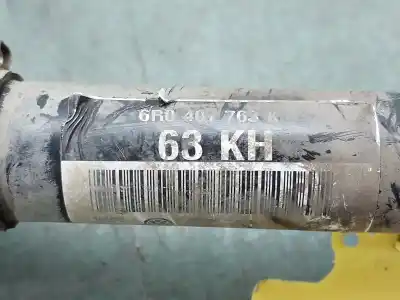 Автозапчастина б/у передня ліва трансмісія для skoda fabia combi (5j5) ambition 75 cv / 55 kw посилання на oem iam 6r0407763k  