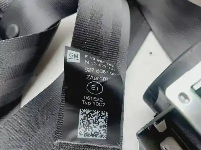 Pezzo di ricambio per auto di seconda mano cintura di sicurezza posteriore sinistra per opel corsa e selective riferimenti oem iam 13427752 Pezzo di ricambio per auto di seconda mano cintura di sicurezza posteriore sinistra per opel corsa e selective riferimenti oem iam 13427752