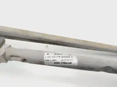 Автозапчасти б/у МОТОР ПЕРЕДНЕГО СТЕКЛООЧИСТИТЕЛЯ за FORD FOCUS BERLINA (CAP)  ссылки OEM IAM 4M5117504AB  