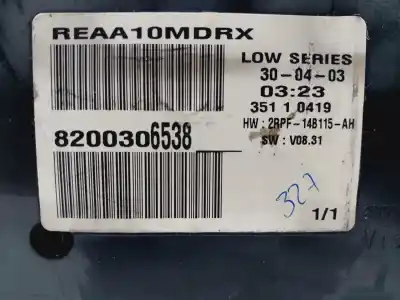 Автозапчастина б/у панель інструментів для renault megane ii sedán (lm0/1_) 1.5 dci (lm0f, lm0t, lm2b) посилання на oem iam 8200306538  