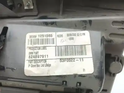 Peça sobressalente para automóvel em segunda mão porta luvas por bmw x5 (e53) 3.0d referências oem iam 824897911