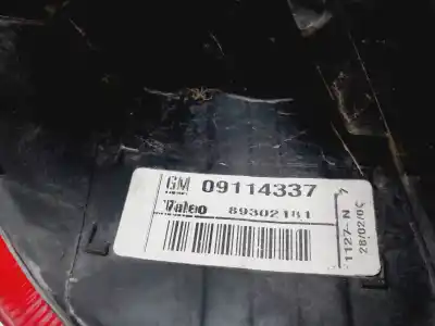 Second-hand car spare part right tailgate light for opel corsa c essentia oem iam references 09114337  