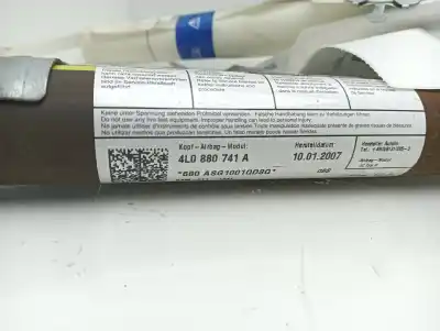 Автозапчасти б/у подушка безопасности передняя левая шторка безопасности за audi q7 (4l) 3.0 tdi ссылки oem iam 4l0880741a  