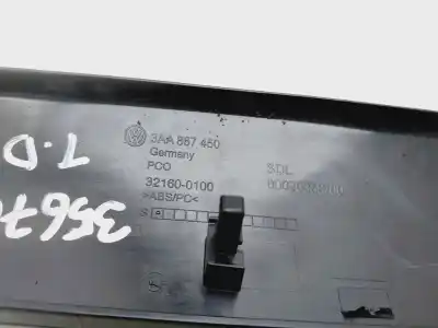Автозапчасти б/у внутренняя задняя правая ручка за vw passat b7 (362) 1.6 tdi ссылки oem iam 3aa839114  