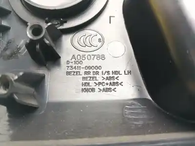 Автозапчасти б/у левая задняя внутренняя ручка за ssangyong kyron 200 xdi limited ссылки oem iam 7341109000  