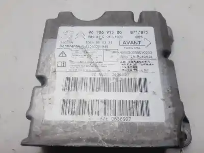 Peça sobressalente para automóvel em segunda mão centralina de airbag por citroen c4 lim. tonic referências oem iam 9678691580