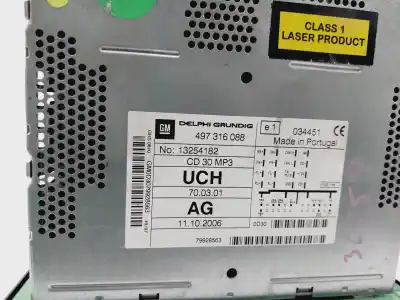 Автозапчасти б/у аудиосистема / радио cd за opel corsa d enjoy ссылки oem iam 13254182  